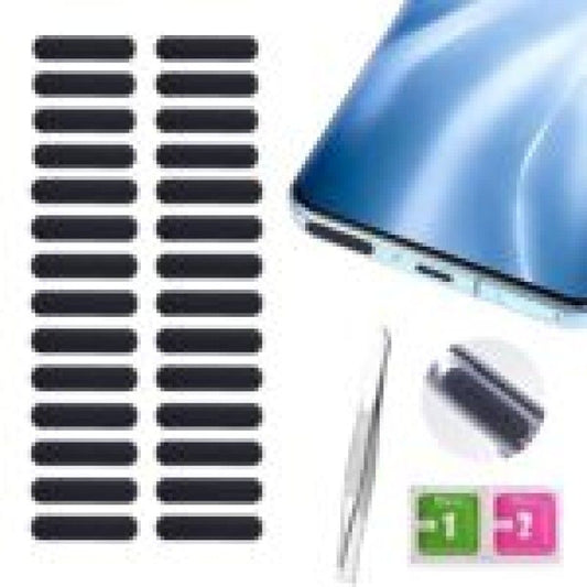 10 PCs Mobile Dust Sticker Protect Mobile Phone Dustproof Net Stickers Speaker Mesh Anti Dust Proof Universal