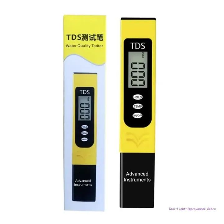 ADVANCED™ Digital Pocket TDS Meter with Temperature and Water Quality Measurement Testing Mete