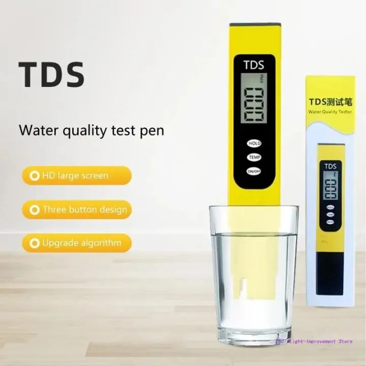 ADVANCED™ Digital Pocket TDS Meter with Temperature and Water Quality Measurement Testing Mete
