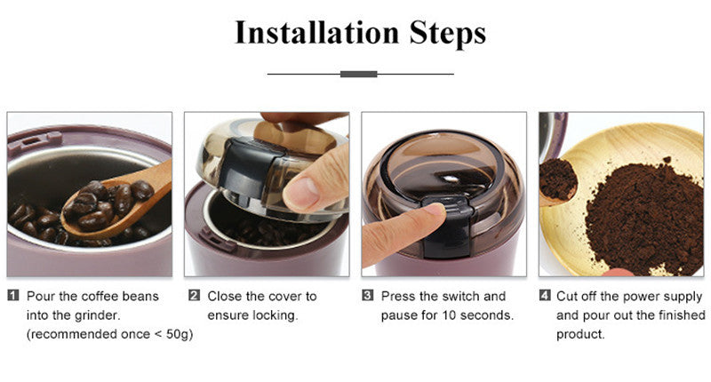 Powerful Electric Food Grinder with Box Packing