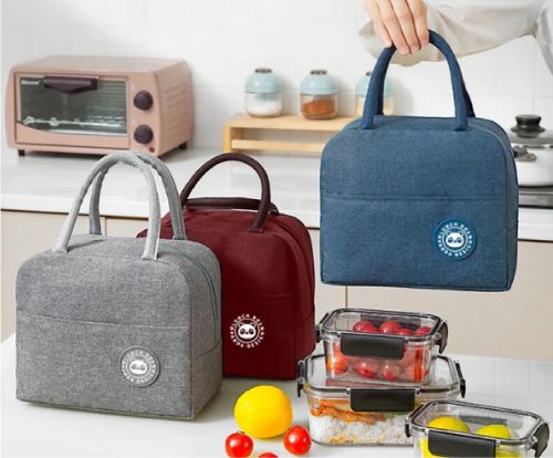 Portable Thermal Insulated Lunch Bag Insulated Lunch Bag Portable Thermal Insulation Bag Reusable Bento Lunch Box