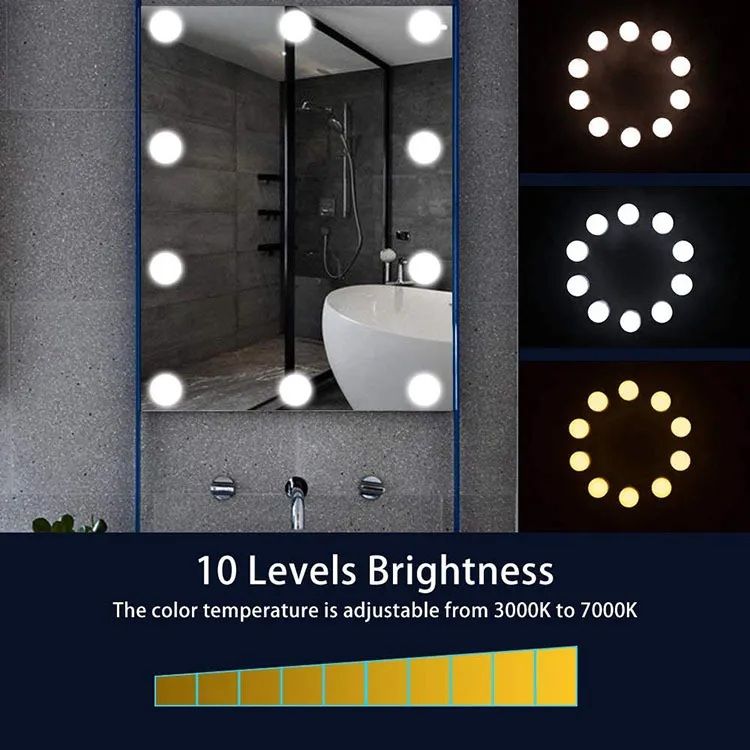 Vanity Mirror Light LED Bulbs for Makeup Mirror Stand (10 Bulbs)